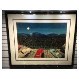 Pencil signed & numbered Pergola serigraph