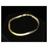 Sterling chain bracelet, 3.1g