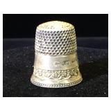 Vintage sterling thimble, 6g
