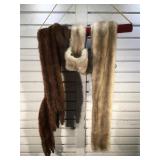 Mink pelt, mink fur collar ,cuff set & more