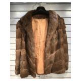 Mid length Rabbit Fur Jacket, size 18