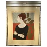 Pencil signed & numbered serigraph entitled