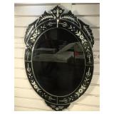 Crown Victorian wall mirror