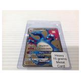 Charizard metal card