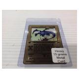Shining charizard metal card