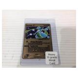 Mewtwo metal card
