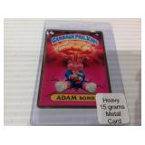 Garbage pail kids metal card