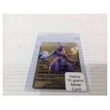Mewtwo gx metal card
