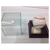 Unknown autographed baseball