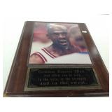 Framed Michael jordan picture
