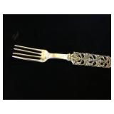Vintage 830 Silver ornate fork, 24.4g