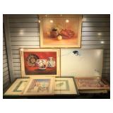 7 framed wall art prints, most Southwestern