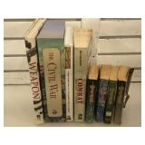 Books including combat guide, Civil War set,