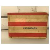 Vintage autograph book w/ photographs