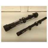 Bushnell  banner rifle scope and Glenfield 4x15