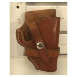 Vintage leather George Laurence revolver holster