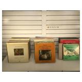 Vinyl records, mostly classical