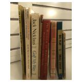 Vintage baseball & golf books
