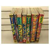 7 Japanese manga books