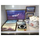 Aviation wall decor, stamps, slides & more