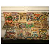 Vintage comics, 20 & 25 cent comics, some missing