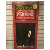Coca-Cola drug store chalkboard, measures 14 1/2