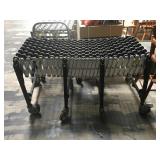 Metal expanding rolling conveyor rack