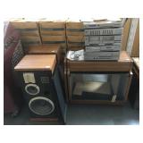 Marantz stereo system with cabinet - Model 432 -