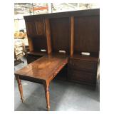 Complete Partners desk with glass top - 7 pieces