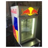 Red Bull countertop fridge - tested working