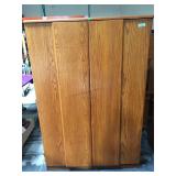 6 foot tall wooden armoire - needs some repair