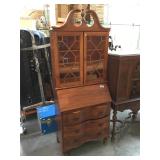 Chippendale-Style chop from desk with china top