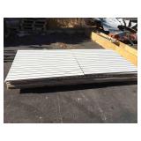 Pallet lot of 4x8 foot and 4x4 foot slat wall
