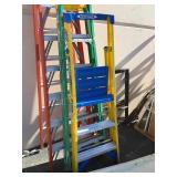Yellow Werner step ladder