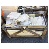 Pallet lot of assorted stone tile - some cuts