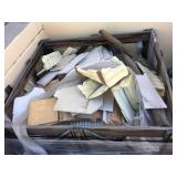 Pallet lot of assorted stone tile - some cuts