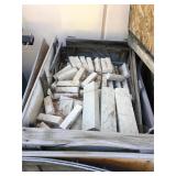 Pallet of thick stone rectangles