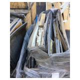 Pallet lot of black marble - some cuts