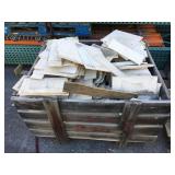 Pallet lot of assorted stone tile - some cuts