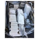 Pallet lot of assorted stone tile - some cuts