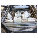 Pallet lot of assorted stone tile - some cuts -