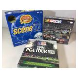 Board games, 2 are sealed