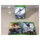 3 Xbox one games