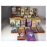 Large lot of VHS movies