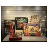 Coca-cola posters, framed prints & puzzle