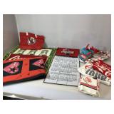 Coca-cola lap quilt, doormat & more