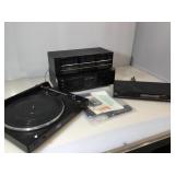 Scott record player w/ stereo synthesizer, double