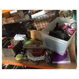 Lot of assorted home decor, Christmas, new sofa