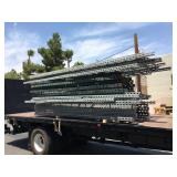 Metal 14 foot tall pallet rack set - Only 2