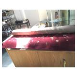 Red area rug